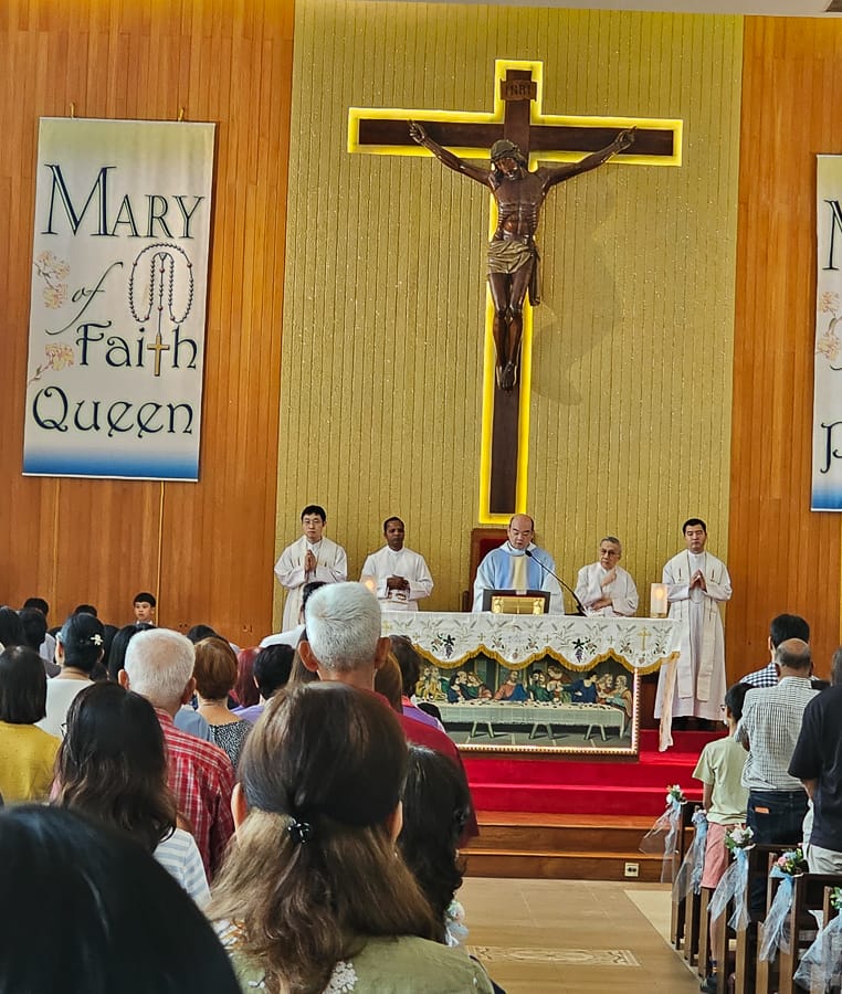 Opening of Rosary Garden